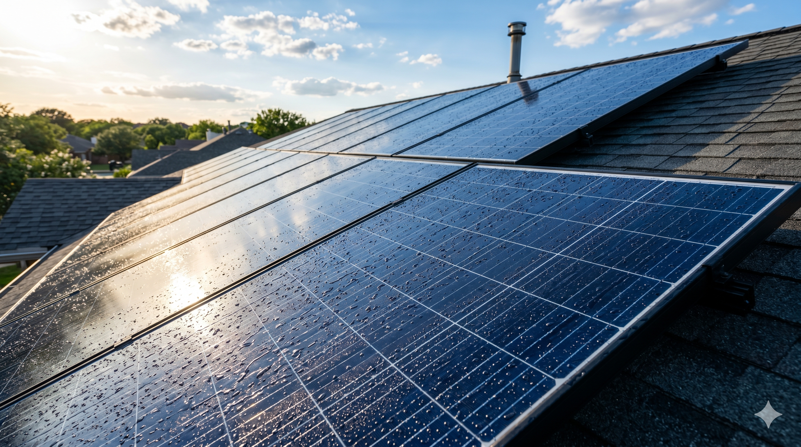 Solar Panel Cleaning Team